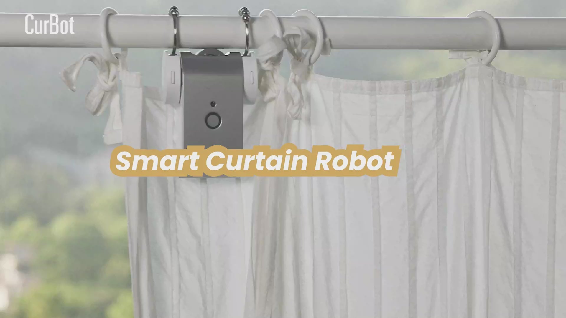 CurBot®  Electric Curtain Opener for Double Curtains